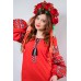 Embroidered boho dress "Fairy Story" Strawberry